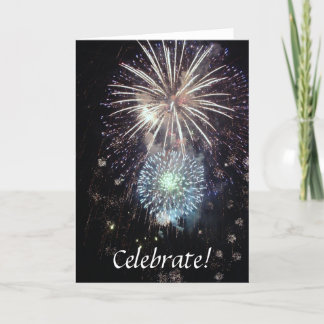Celebrate With Fireworks! Card