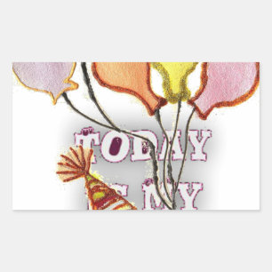 Celebrate with Our Playful Birthday Greeting Happy Sticker