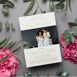 Celebrate With The New Mrs & Mrs Photo