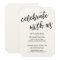 "Celebrate with Us" Casual Modern Wedding Party
