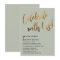Celebrate With Us! Gold Handwriting Sage Green