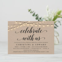 Celebrate with us, Wedding Rehearsal, Kraft