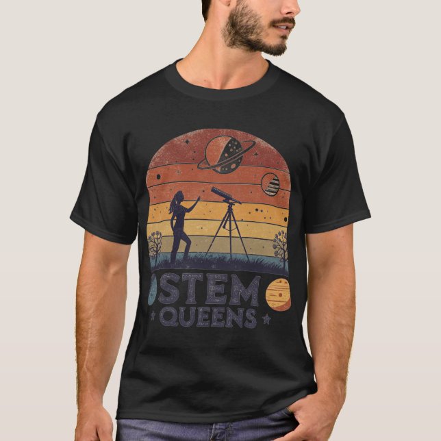 "Celebrate Women & Girls in Science 2025 tshirt (Front)