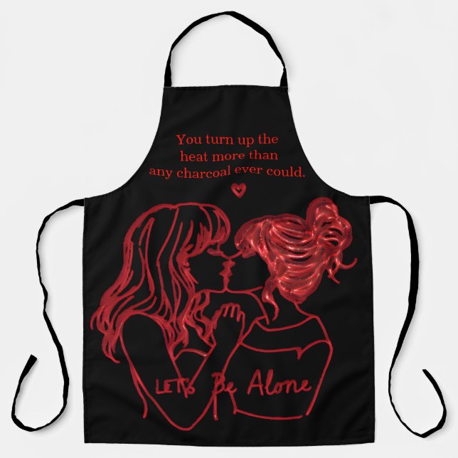 Celebrate women's friendship and humour apron (Front)