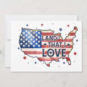 Celebrate your American pride with this beautiful Save The Date