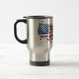 Celebrate your American pride with this beautiful  Travel Mug