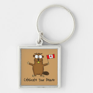 Celebrate Your Beaver Keychain