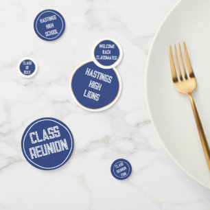 Celebrate! Your class reunion table confetti