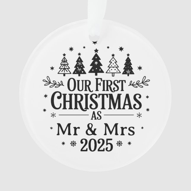 Celebrate Your First Married Christmas with a Pers (devant)