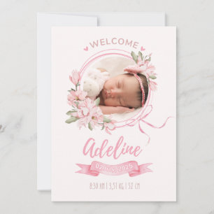 ''Celebrate Your Little Miracle in Style." Invitation