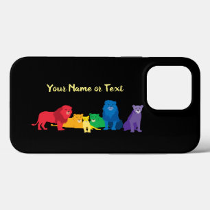 Celebrate Your Pride Rainbow Lion Pride iPhone 13 Pro Case