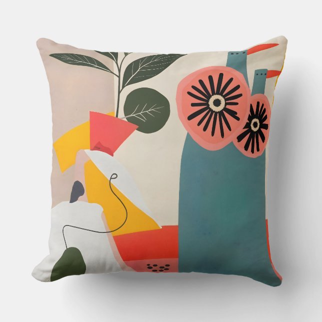 Celebrated Throw Pillow (Front)