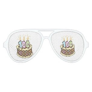 celebrating 100 years young aviator sunglasses