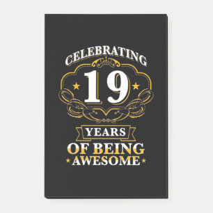 Celebrating 19 Years Of Being Awesome Post-it Notes