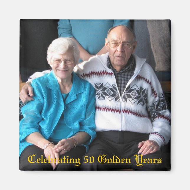 Celebrating 50 Golden Years Magnet (Front)