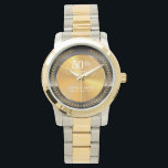 Celebrating 50th Anniversary. Customizable. Watch<br><div class="desc">Designed by Freepik

Available here:
http://www.zazzle.com/produkto</div>