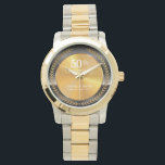 Celebrating 50th Anniversary. Customizable. Watch<br><div class="desc">Designed by Freepik

Available here:
http://www.zazzle.com/produkto</div>