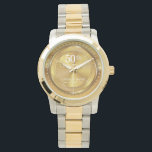 Celebrating 50th Anniversary. Customizable. Watch<br><div class="desc">Designed by Freepik
Available here:
http://www.zazzle.com/produkto</div>
