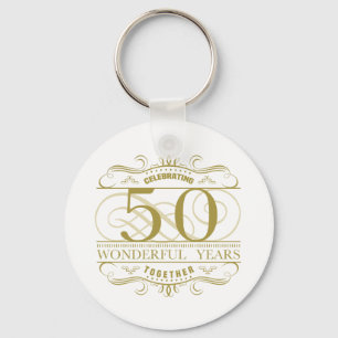 Celebrating 50th Anniversary Keychain