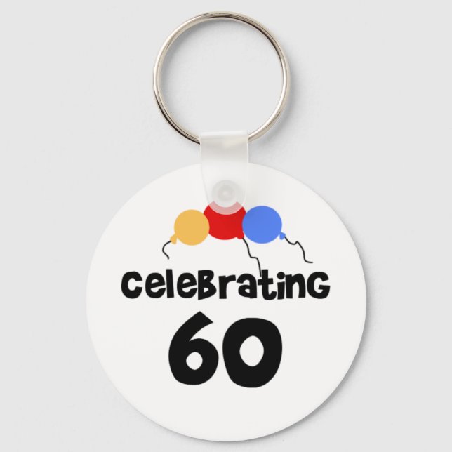 Celebrating 60 keychain (Front)