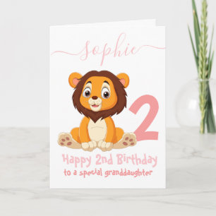  Celebrating a Lovely 2nd Birthday  Card