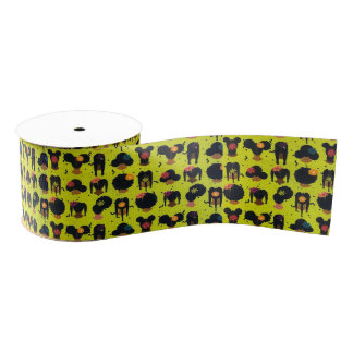 Celebrating African-American Girl's Hair Styles Grosgrain Ribbon