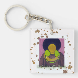 Celebrating Afro Beauty Keychain