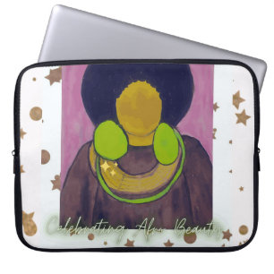 Celebrating Afro Beauty Laptop Sleeve