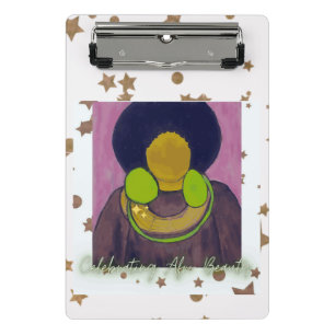 Celebrating Afro Beauty Mini Clipboard