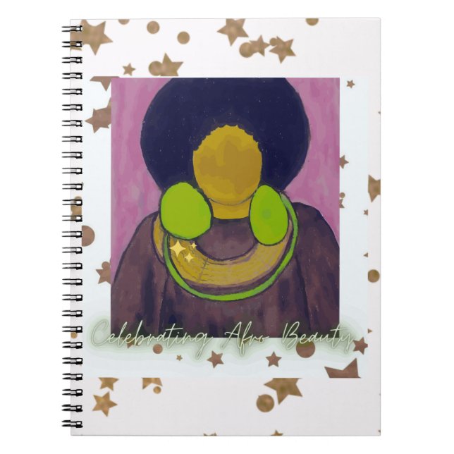 Celebrating Afro Beauty Notebook (Front)