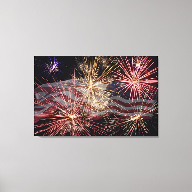 Celebrating America Canvas Print (Front)