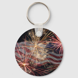 Celebrating America Keychain