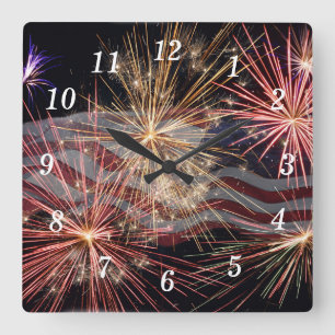 Celebrating America Wall Clock