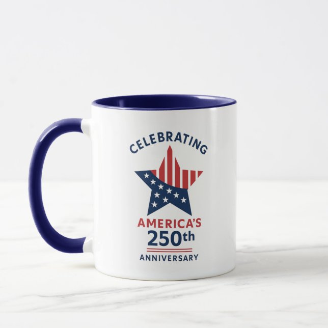 Celebrating America's 250th Anniversary Mug (Left)
