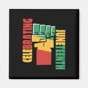 Celebrating Black Freedom 1865 African American 3  Magnet