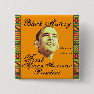 Celebrating Black History 2 Inch Square Button