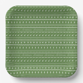 Celebrating Christmas Paper Plate