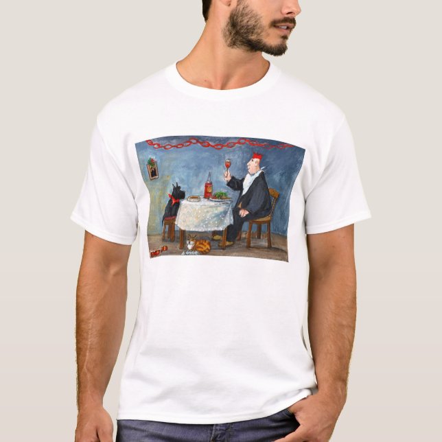 Celebrating Christmas. T-Shirt (Front)