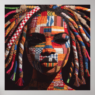 Celebrating Colorful Black Women Poster