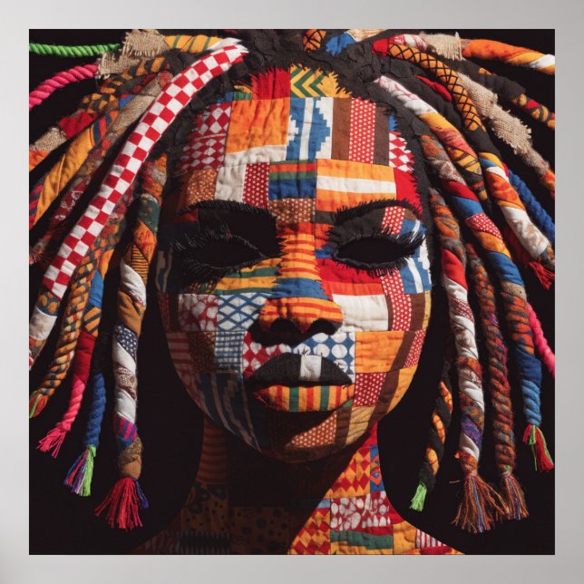 Celebrating Colorful Black Women Poster (Front)