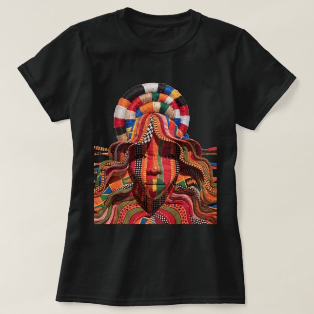 Celebrating Colorful Black Women T-Shirt (Design Front)