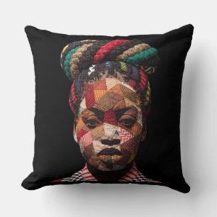 Celebrating Colorful Black Women Throw Pillow