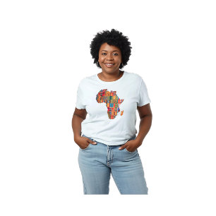 Celebrating Colourful African Map T-Shirt