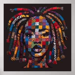 Celebrating Colourful Black Women Poster