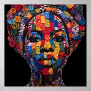 Celebrating Colourful Black Women Poster