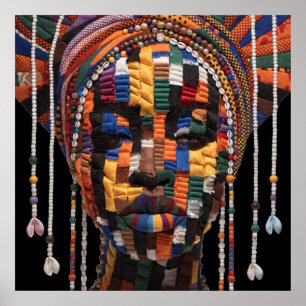 Celebrating Colourful Black Women Poster