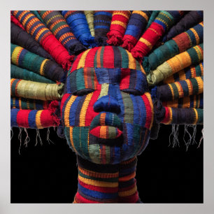 Celebrating Colourful Black Women Poster