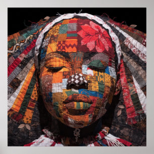 Celebrating Colourful Black Women Poster