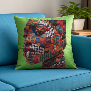 Celebrating Colourful Black Women Throw Pillow