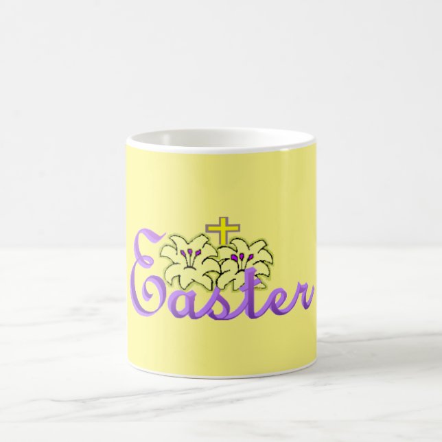 celebrating Easter floral Coffee Mug (Center)